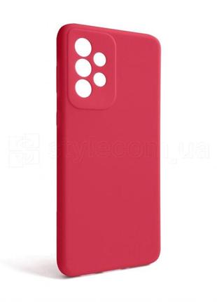 Чохол full silicone case для samsung galaxy a33 5g/a336 (2022) rose red (42) (без логотипа)