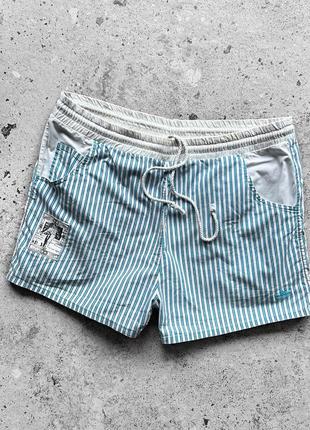 Adidas men’s 90s rare striped blue/white shorts вінтажні шорти