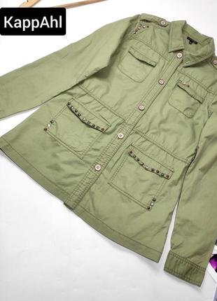 Куртка женская рубашка хаки от бренда kappahl 170