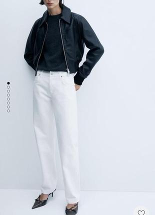 Белые длинные джинсы, mango. 38р.1 фото