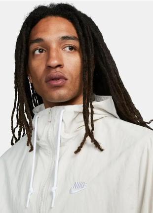 Куртка чоловіча nike club men's full-zip woven jacket оригінал4 фото