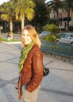 В'язаний шарф незвичайний аксесуар