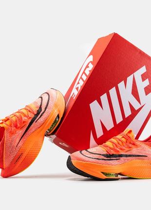 Мужские кроссовки nike air zoomx alphafly orange 40-41-42-43-44-457 фото