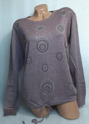 52-56 р. жіночі весняні кашемірові кофточки светри великий розмір4 фото
