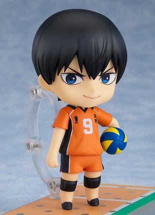 Оригинальная фигурка ненороид кагия тебео с аниме волейбол haikyu!! nendoroid tobio kageyama the new karasuno ver 1455