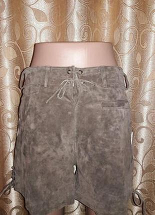🧡🧡🧡нові (сток) гарні короткі жіночі шорти з натуральної замші waldschuts🧡🧡🧡8 фото