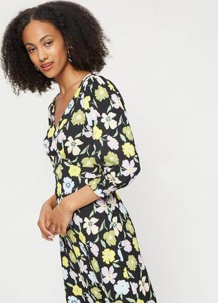 Платье макси в цветы