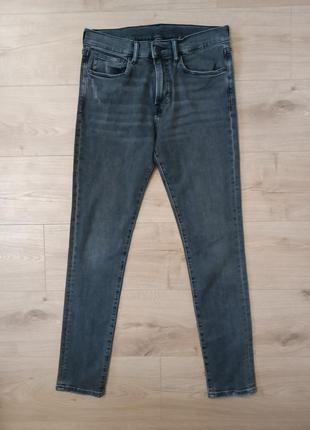 Серые джинсы denim skinny/ мужские джинсы классного качества