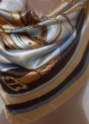 Нежный саржевый платок уздечки ремни5 фото