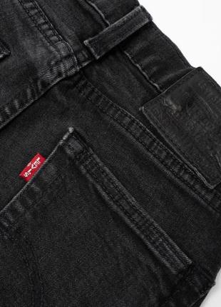 Levis 519 extreme skinny fit jeans black denim 24875-0070&nbsp; мужские джинсы7 фото