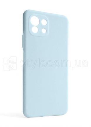 Чохол full silicone case для xiaomi mi 11 lite 4g light blue (05) (без логотипа)