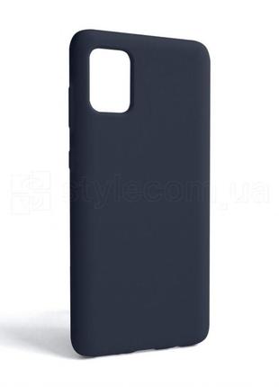 Чехол full silicone case для samsung galaxy a31/a315 (2020) dark blue (08) (без логотипа)