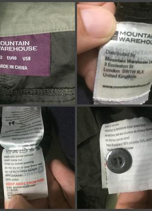 Mountain warehouse штаны женские трекинговые туристические штаны2 фото