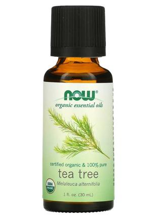 Now organic tea tree oil 30ml (1 oz)