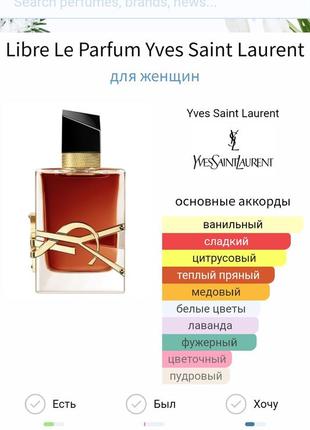 Libre le parfum yves saint laurent 1 ml оригинал.5 фото