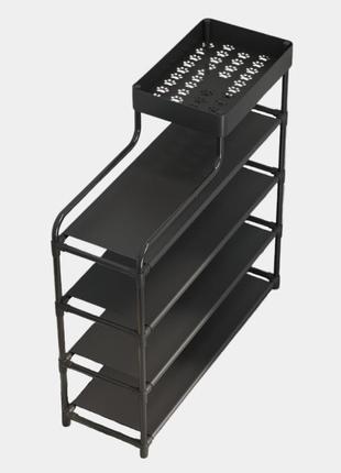 Стеллаж для обуви shoe rack black salemarket4 фото