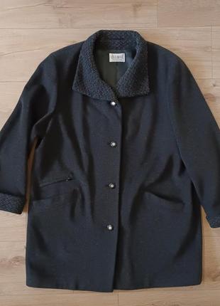 Женское шерстяное пальто delmod/ легкое и теплое пальто большого размера2 фото