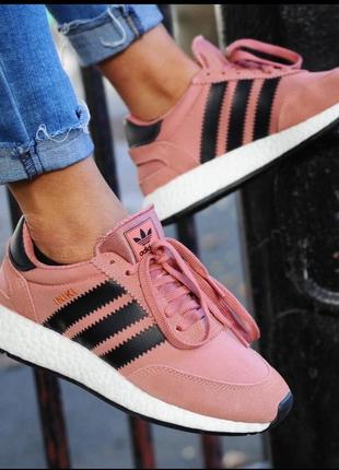 Adidas iniki runner boost w пристально-розовый7 фото