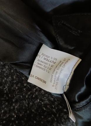 Женское шерстяное пальто delmod/ легкое и теплое пальто большого размера6 фото