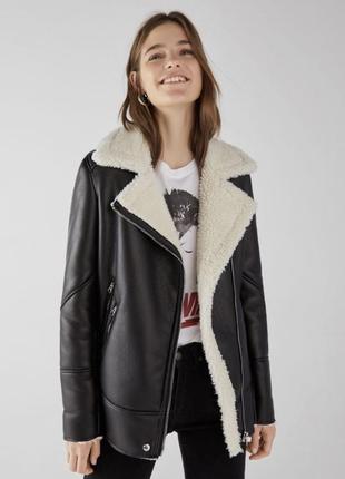 Дубленка bershka