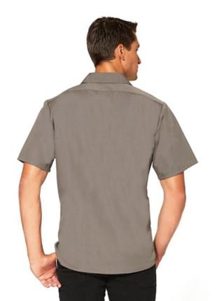 Тенниска мужская с нашивками механика рубашка на хеллуин рубашка коричневая с2 фото