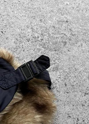 Napapijri geographic kids faux fur aviator winter trapper hat дитяча шапка ушанка