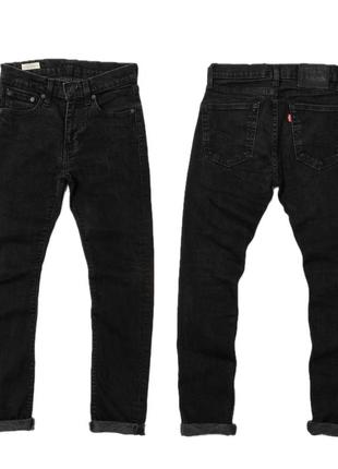 Levis 519 extreme skinny fit jeans black denim 24875-0070   чоловічі джинси1 фото