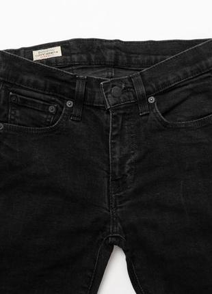 Levis 519 extreme skinny fit jeans black denim 24875-0070   чоловічі джинси3 фото