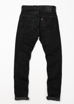 Levis 519 extreme skinny fit jeans black denim 24875-0070   чоловічі джинси5 фото