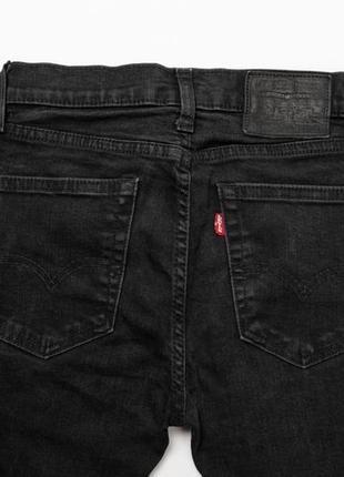 Levis 519 extreme skinny fit jeans black denim 24875-0070   чоловічі джинси6 фото