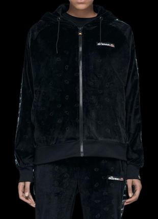 Женская оригинальная велюровая спортивная кофта ellesse