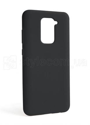 Чохол full silicone case для xiaomi redmi note 9 black (18) (без логотипа)