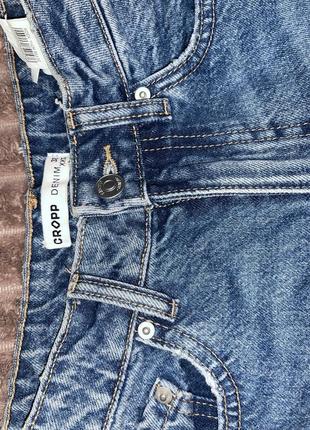 Крутые джинсы клеш от cropp с потертостями3 фото