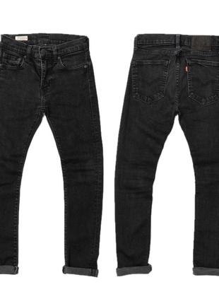 Levis 519 extreme skinny fit jeans black denim 24875-0070&nbsp;&nbsp;мужские джинсы1 фото