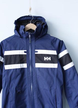 Куртка подростковая helly hansen offshore с технологией hellytech хелли хансен ветронепроницаемая дождь ветер4 фото