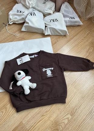 Свитшот zara snoopy