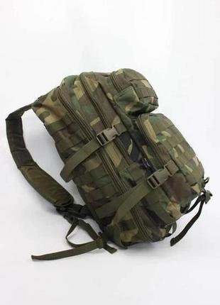 Тактичний штурмовий рюкзак однолямковий 29 л mil-tec камуфляж, краща якість, original