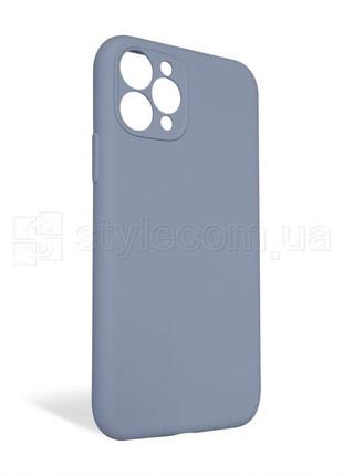 Чохол full silicone case для apple iphone 11 pro sierra blue (62) закрита камера (без логотипа)