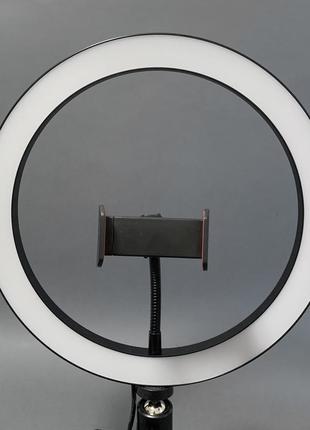 Кольцевая лампа для селфи с диагональю 26 см egl-023 фото