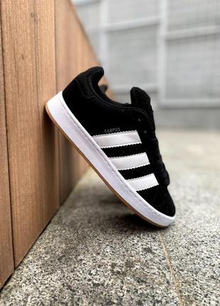 Adidas campus black&amp;white3 фото