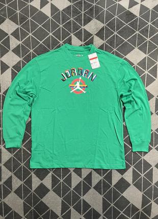 Лонгслив, кофта air jordan zone 23 crew neck sweater (оригинал)1 фото