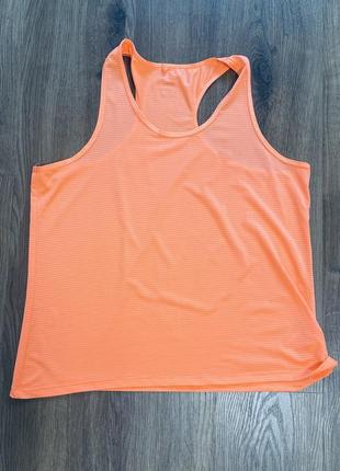 Яскраво оранжева майка для спорту  workout  l-xl3 фото