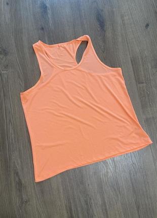 Яскраво оранжева майка для спорту  workout  l-xl10 фото