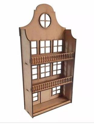 Настенный кукольный домик woodcraft 40х7х20