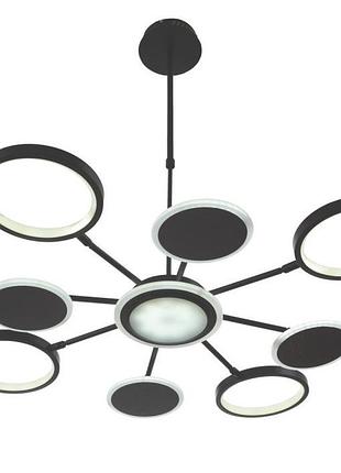 Потолочная led люстра 244w на два режима освещения brille с поворотными плафонами 2700/6500k ip20