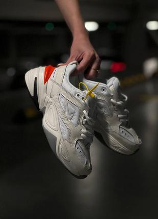 Nike m2k tekno beige orange