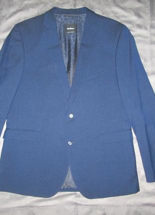 Чоловічий піджак синій блейзер strellson