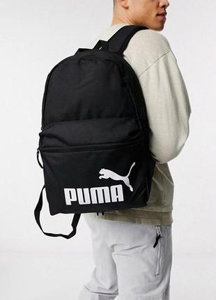 Рюкзак puma phase оригінал наплічник унісекс чорний 075487 01
