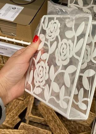 Ikea 🌹🤍подставка под бумаги салфетки блокноты косметику 🎀 идея подарка