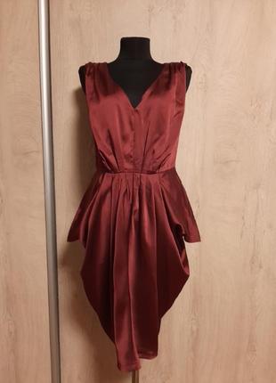 Сукня бордо1 фото